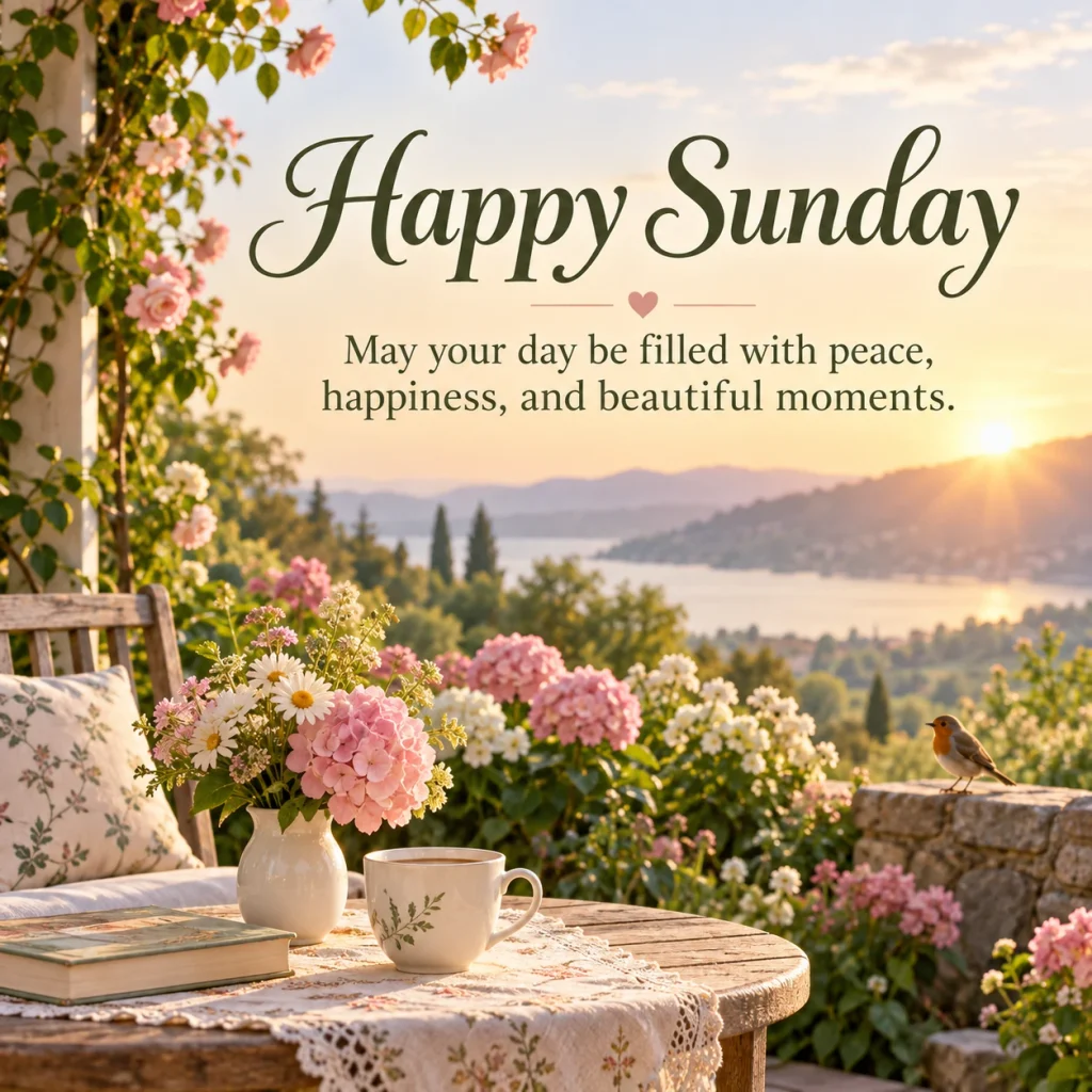 Beautiful Happy Sunday morning image