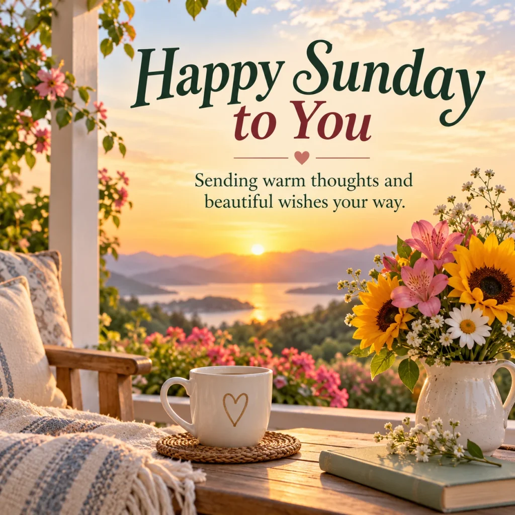 Beautiful Sunday flowers and sunshine image