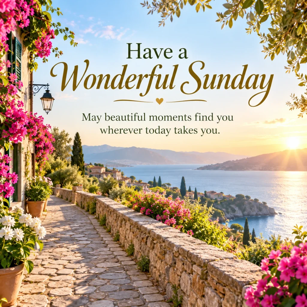 Happy Sunday nature and sky image