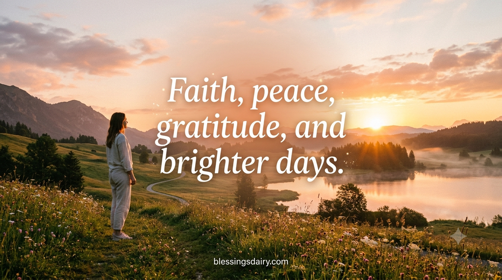  Beautiful positive blessing images and short quotes to share