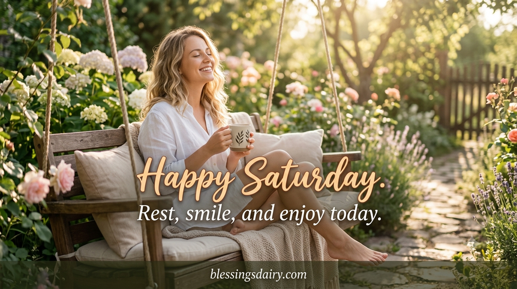Beautiful Saturday blessing images and quotes to share