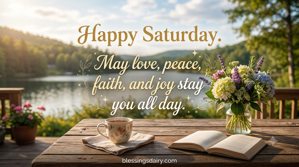 Beautiful Saturday blessing images and quotes to share