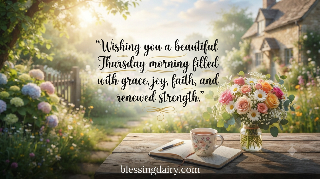 Beautiful Thursday morning blessings for a peaceful and blessed day