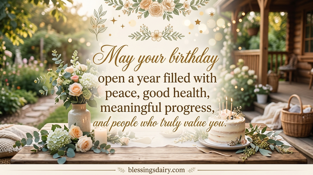 Best birthday blessing quotes for health happiness and a beautiful year ahead