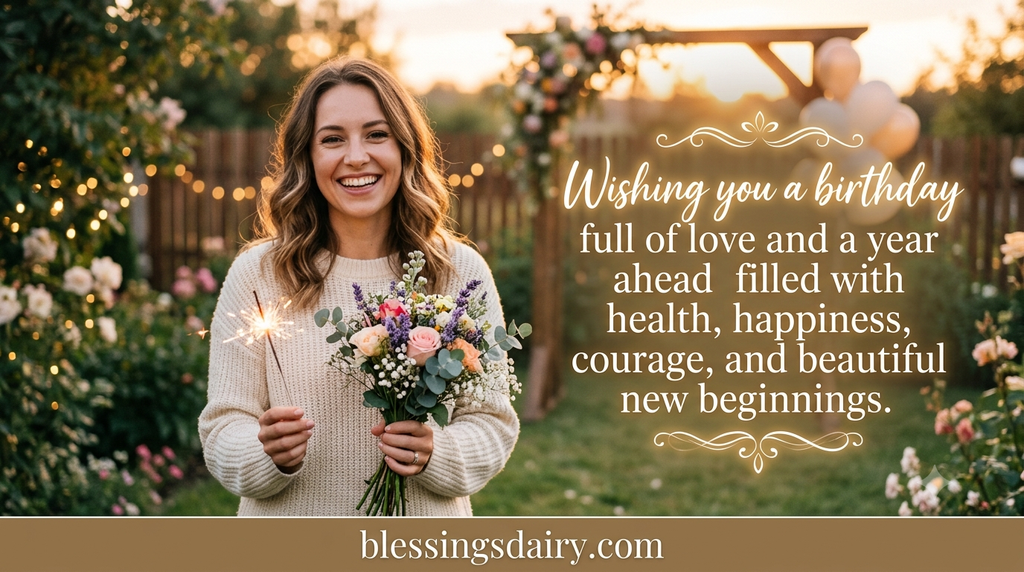 Best birthday blessing quotes for health happiness and a beautiful year ahead