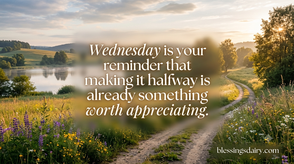 Best Wednesday blessing quotes for peace and strength