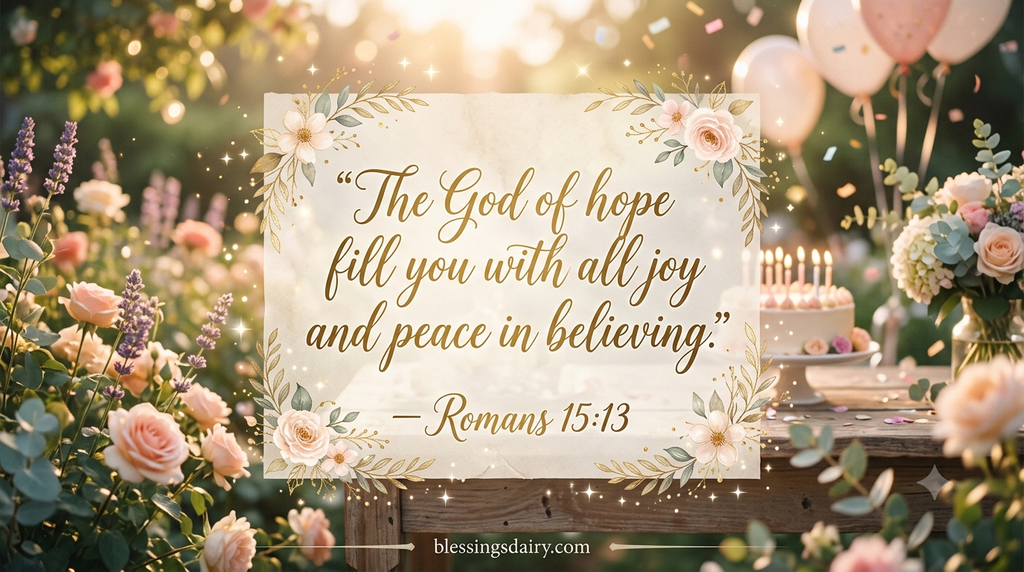 Faith-filled birthday prayers Bible verses and blessings for health guidance and protection
