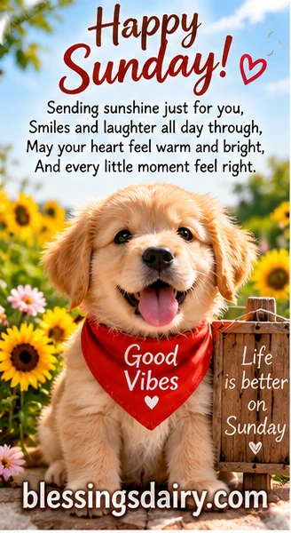 Cute Happy Sunday image