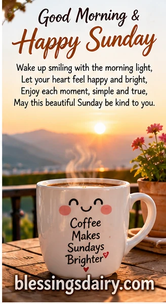 Cute Sunday blessing image