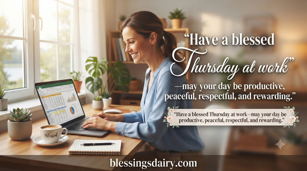 Encouraging Thursday blessings to finish the week strong
