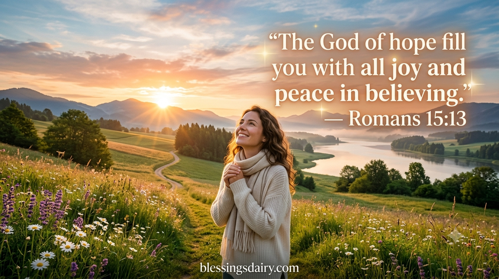 Faith-filled blessings Bible verses and prayers for strength and hope