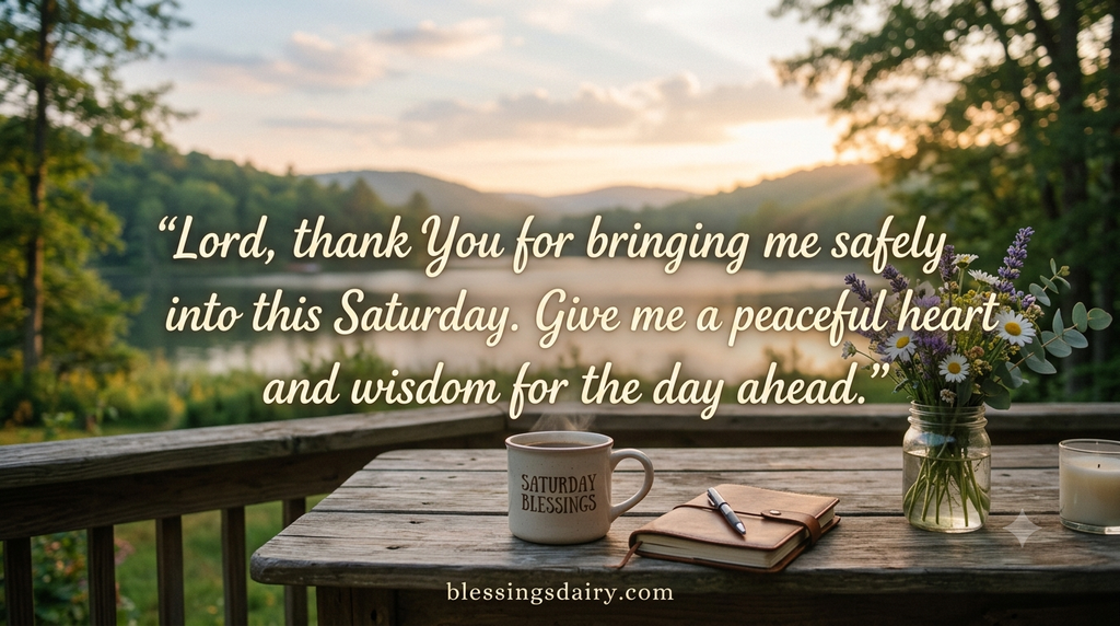 Faith-filled Saturday prayers Bible verses and blessings