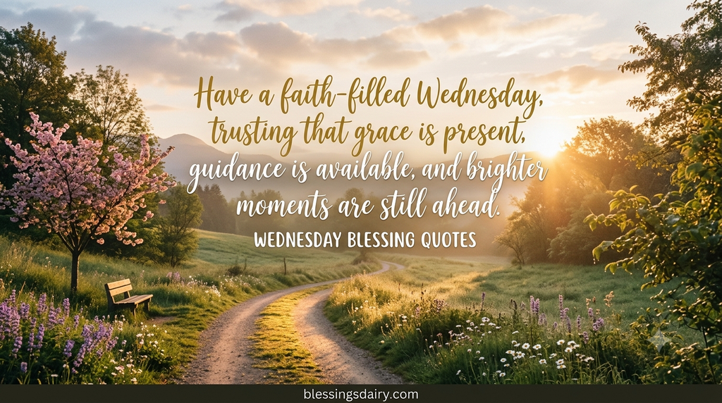 Faith-filled Wednesday blessings for hope and guidance