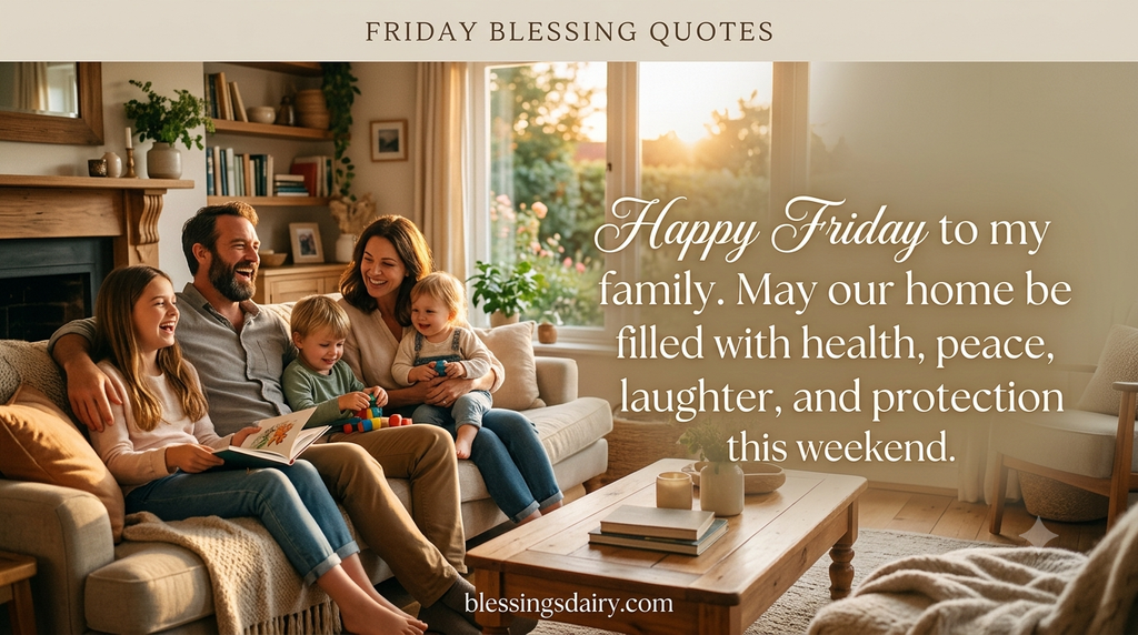 Heartfelt Friday blessings for family and friends