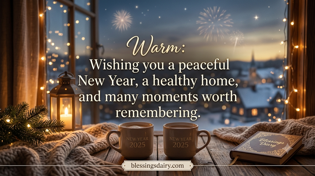 Warm and funny New Year blessings for cards texts and social media
