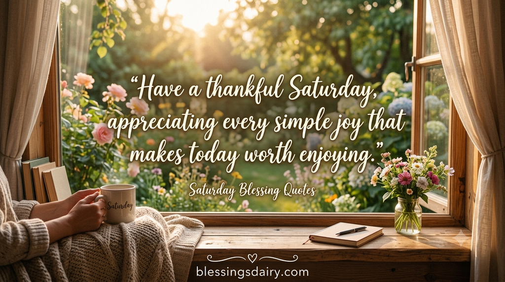 Grateful Saturday blessings for life’s simple joys