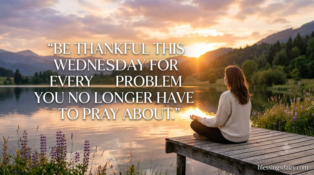 Grateful Wednesday blessings for peace and joy