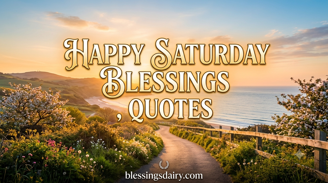 Happy Saturday blessings quotes and wishes for a peaceful joyful weekend
