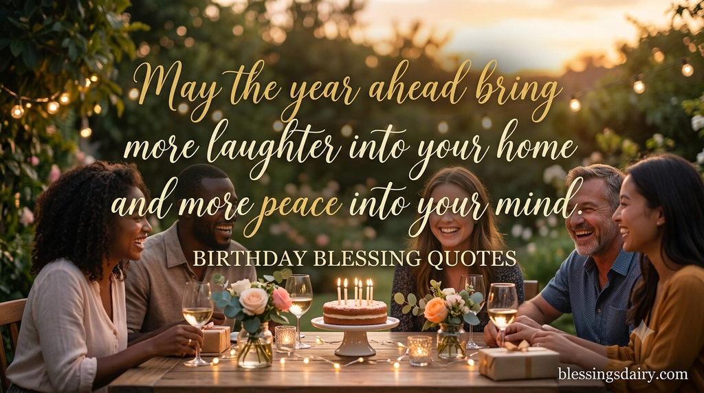 Joyful birthday blessings for happiness and a beautiful year ahead
