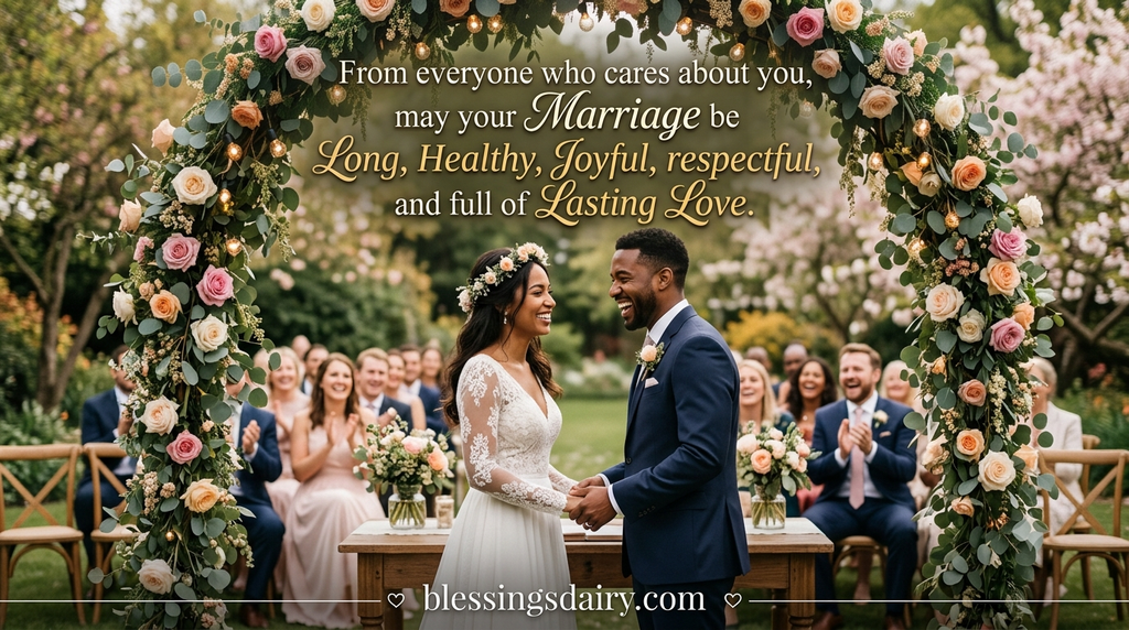 Heartfelt marriage blessings for family friends and loved ones