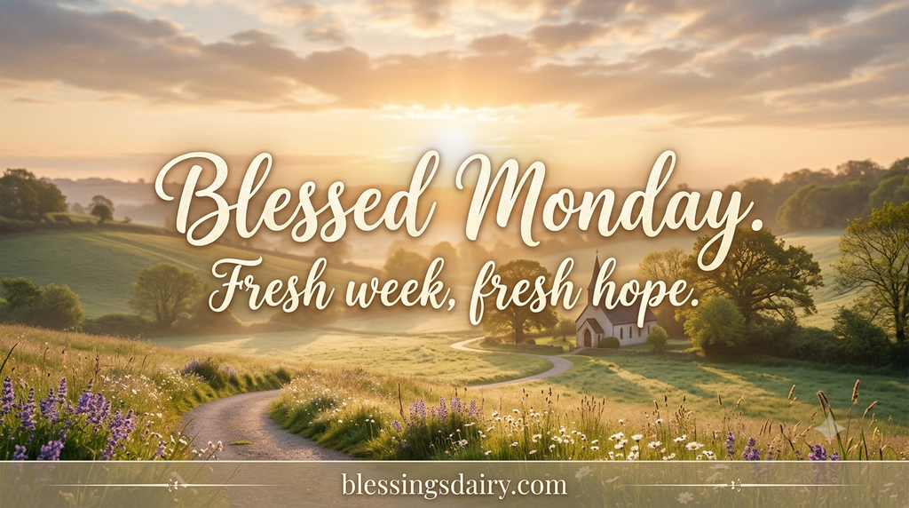 Positive Monday blessing images and quotes to share
