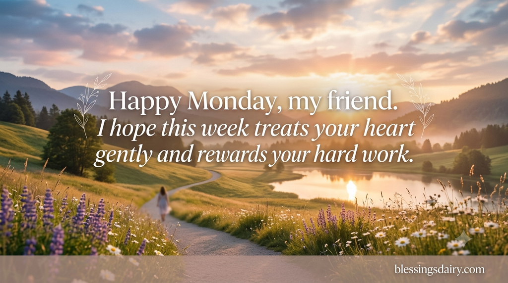  Heartfelt Monday blessings for family and friends