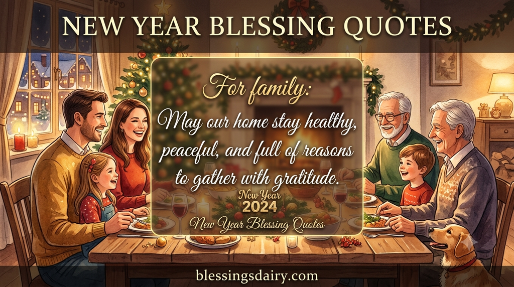 Heartfelt New Year blessings for family friends and loved ones

