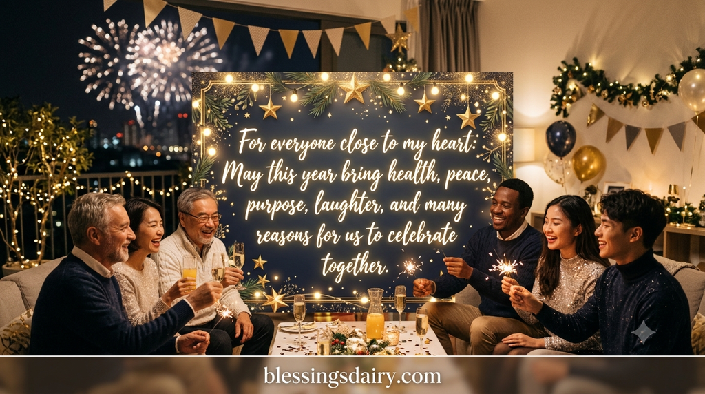 Heartfelt New Year blessings for family friends and loved ones
