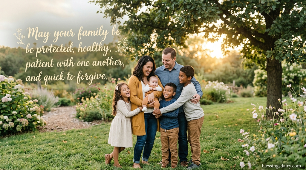 Positive blessings for family friends and loved ones