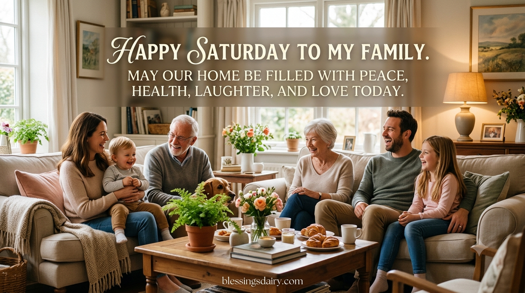 Heartwarming Saturday blessings for family and friends