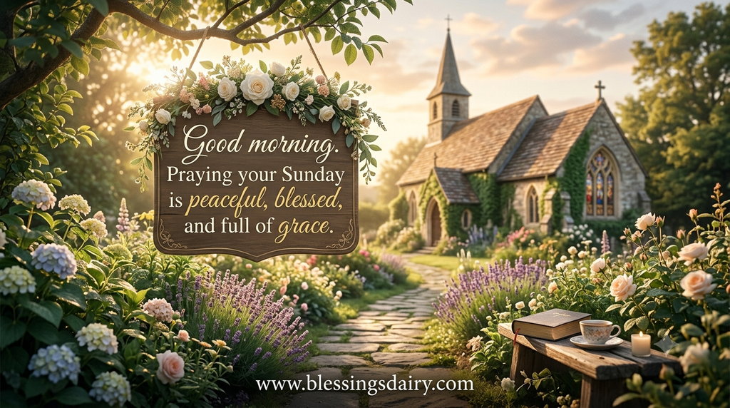 Short good morning Sunday prayer messages to share