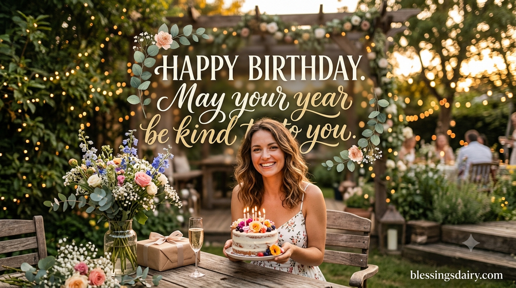 Short sweet heartfelt birthday blessings to share with someone special
