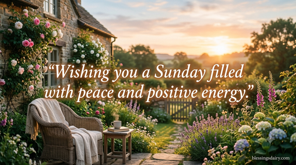 Sunday blessing images and quotes to share online