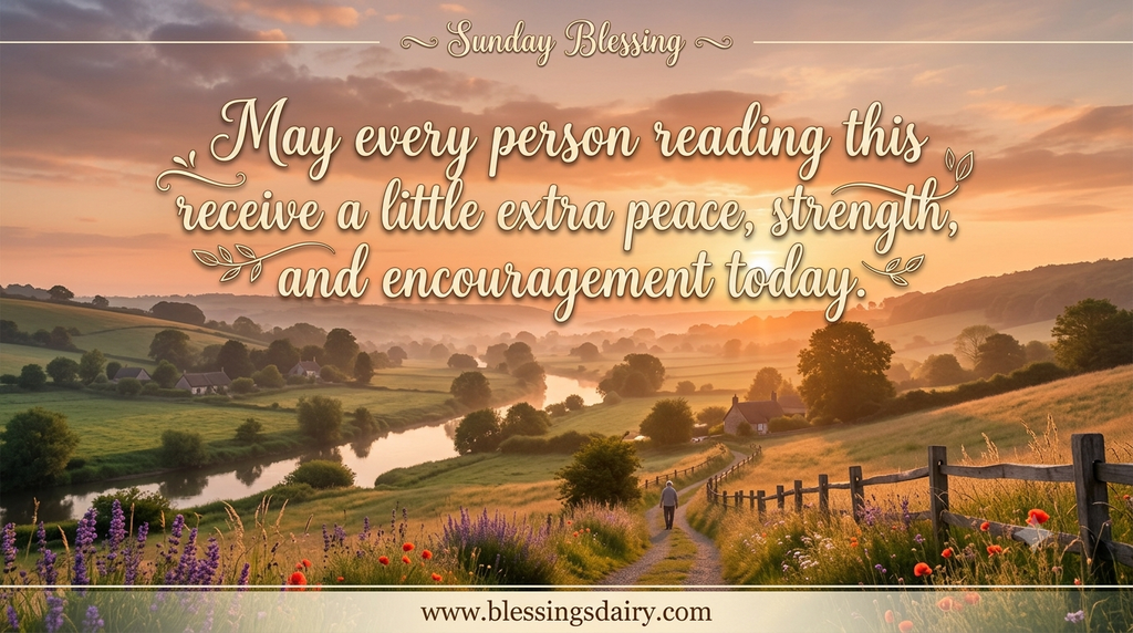 Heartfelt Sunday blessings for family and friends