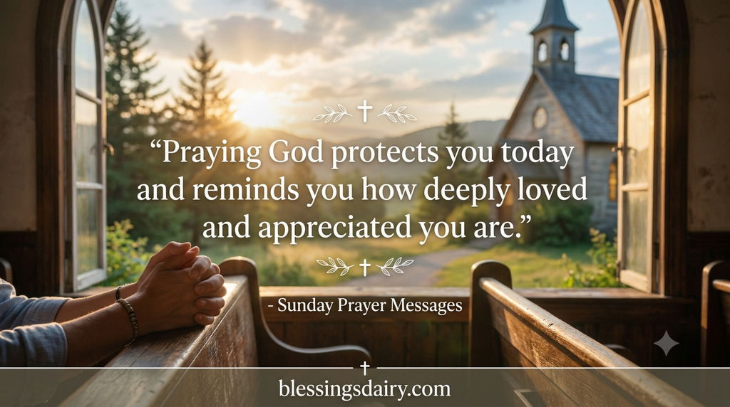  Sunday prayer messages for someone special and loved ones

