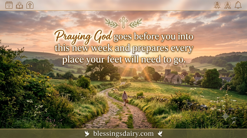 Sunday prayer messages for a blessed new week