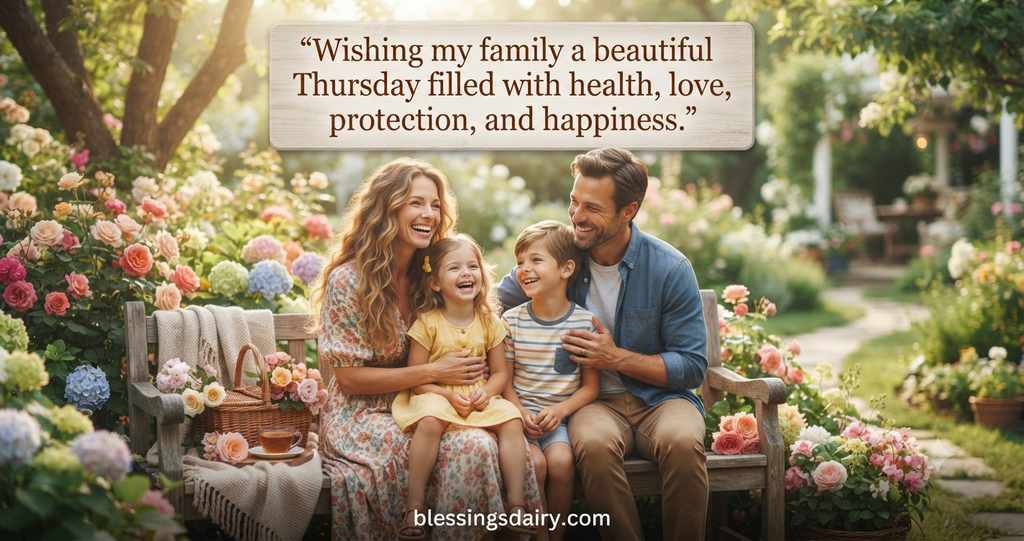 Heartfelt Thursday blessings for family and friends