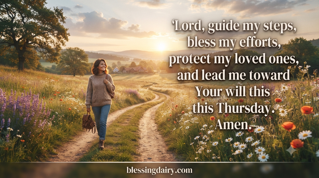 Powerful Thursday morning prayers for guidance and divine favor