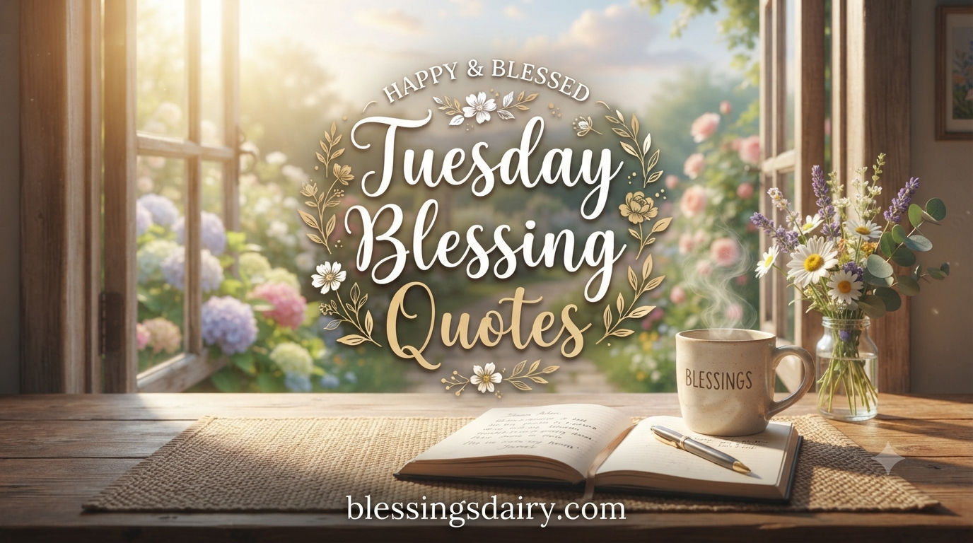 Positive Tuesday blessing quotes for motivation and progress