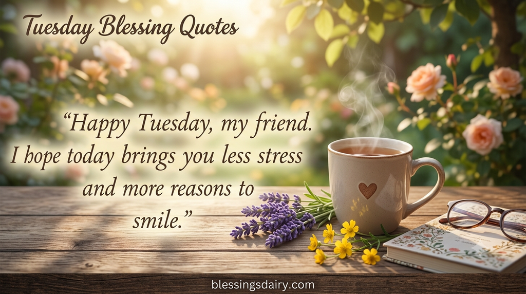 Heartfelt Tuesday blessings for family and friends