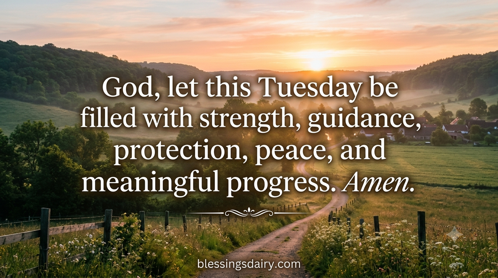  Powerful Tuesday prayers for strength and guidance
