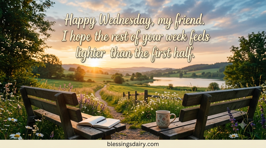 Heartfelt Wednesday blessings for family and friends