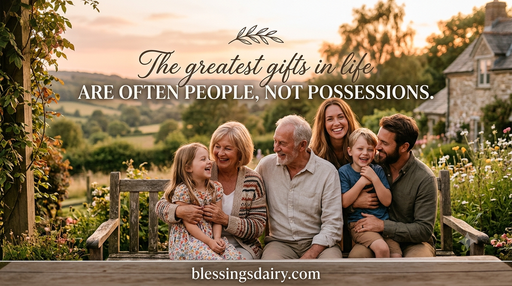 Blessing quote about family friendship and meaningful relationships

